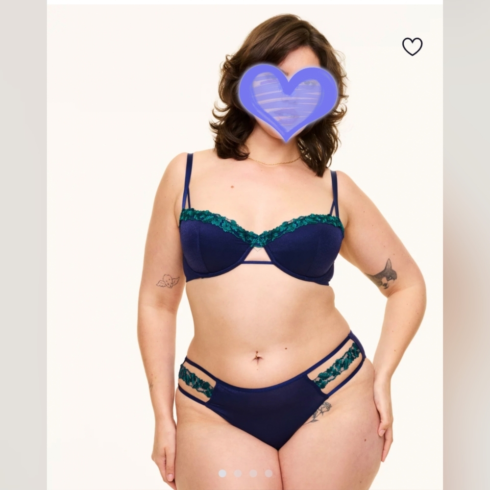 Eva push up adore me Lingerie Set NWT 40C